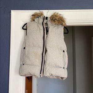 Faux fur Gap vest